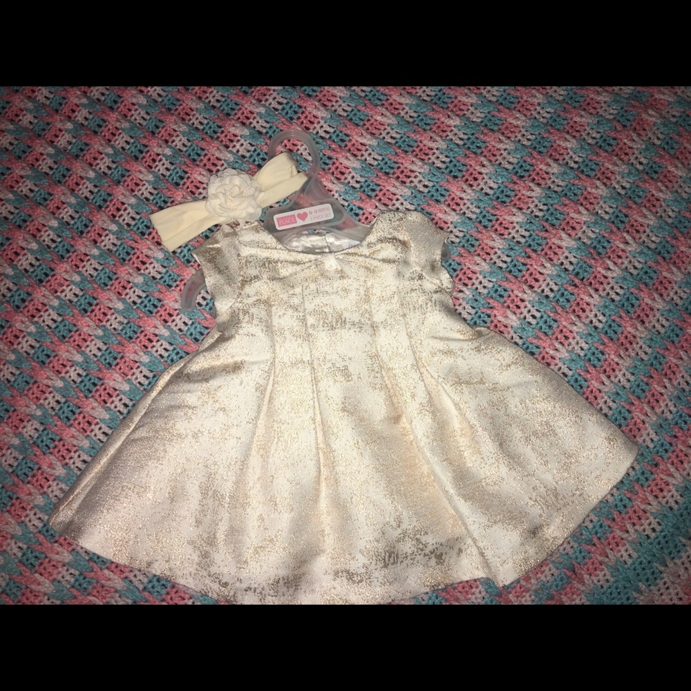 Gold dress